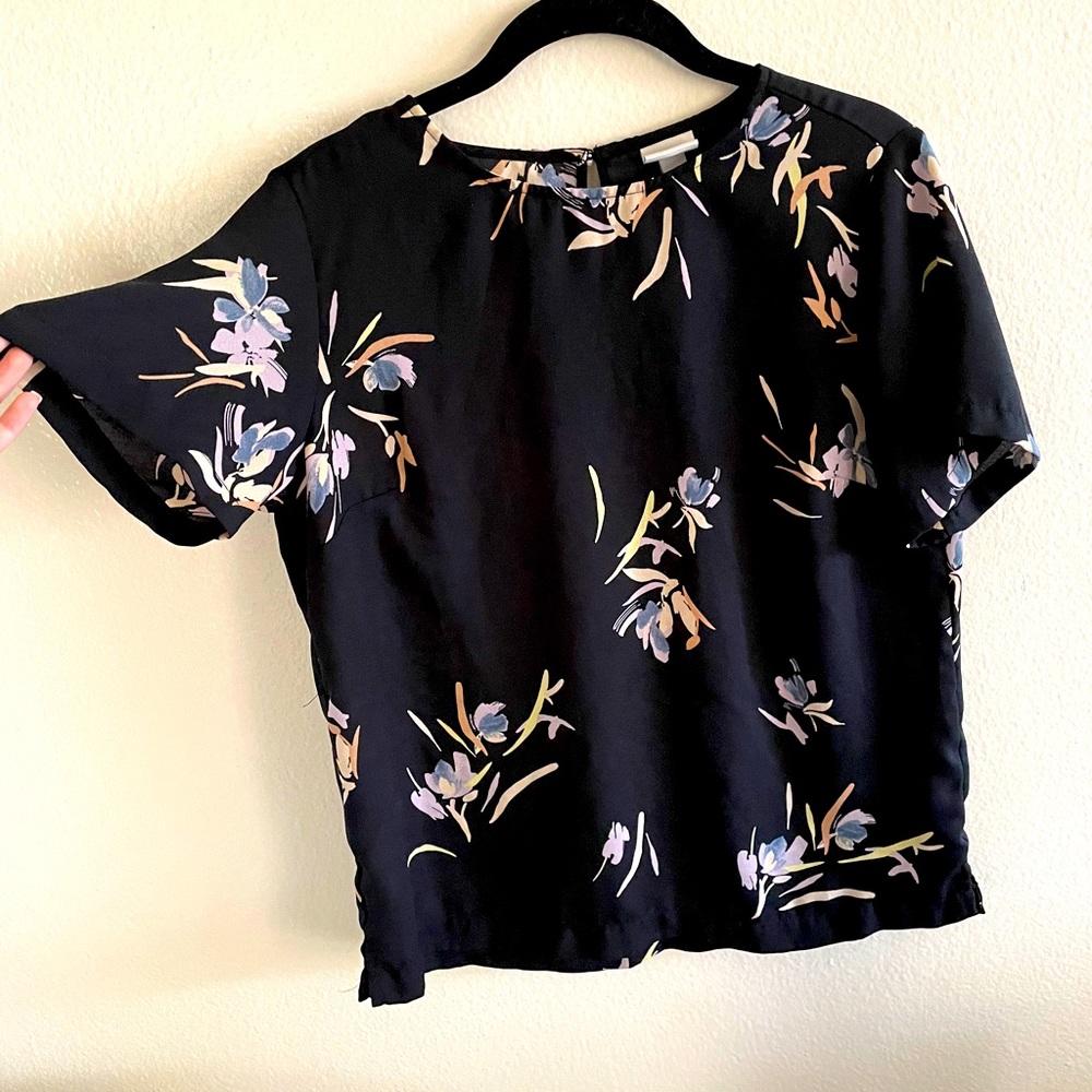 A New Day floral blouse